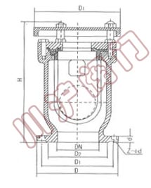 快速排氣閥結(jié)構(gòu)圖