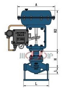 氣動高壓焊接調節(jié)閥結構圖