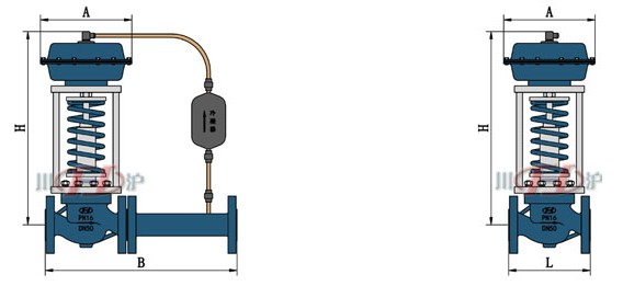 自力式壓力調(diào)節(jié)閥結(jié)構(gòu)圖